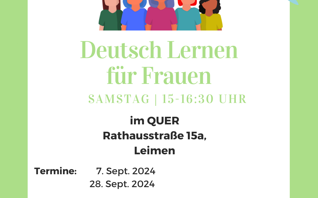 Neues Angebot ab September – Deutsch Lernen für Frauen