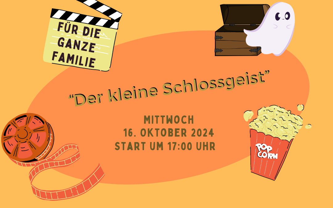 Leinwandzeit für die ganze Familie im Rosensaal – Der kleine Schlossgeist