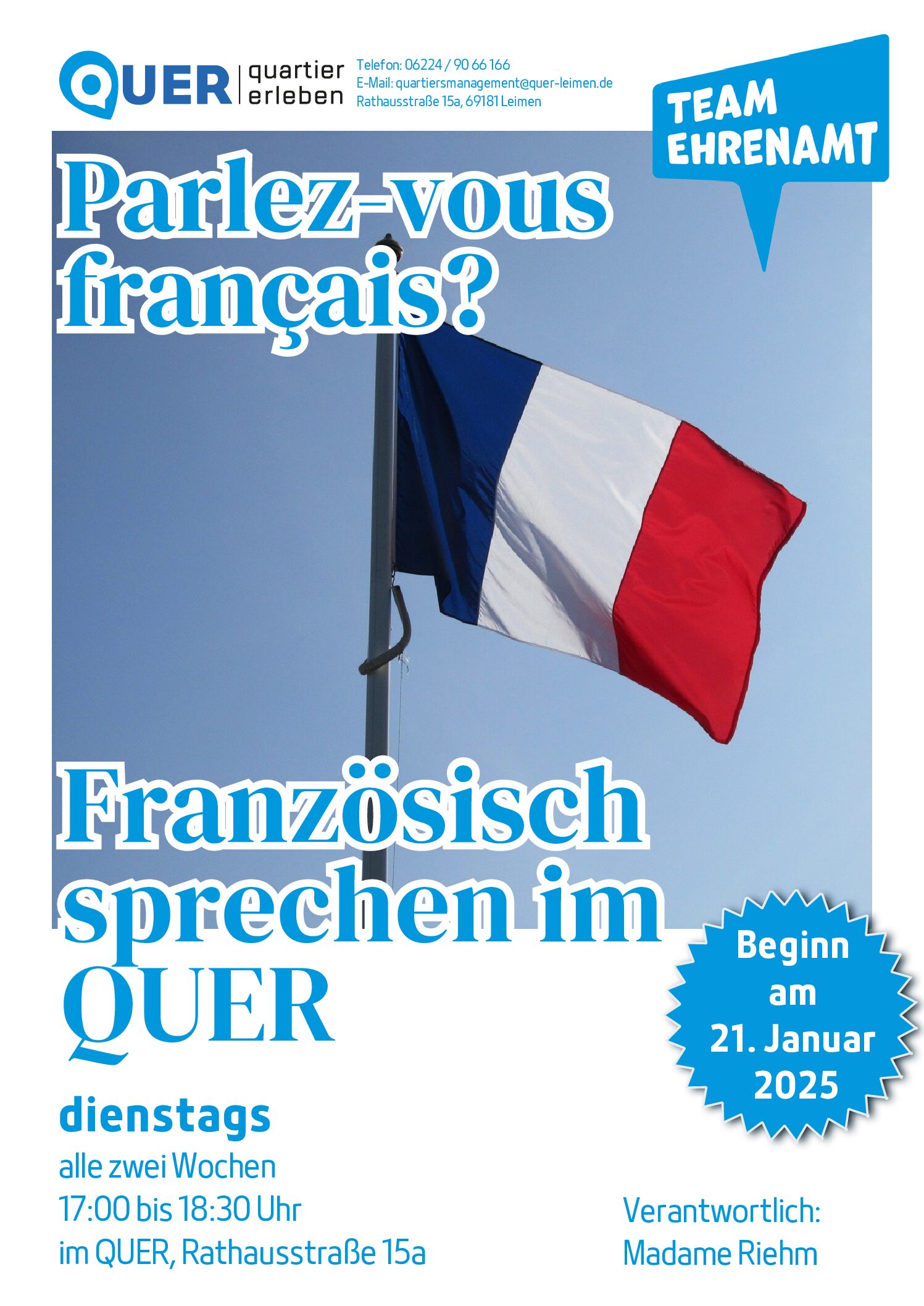 Parlez-vous français? – Französisch sprechen im QUER