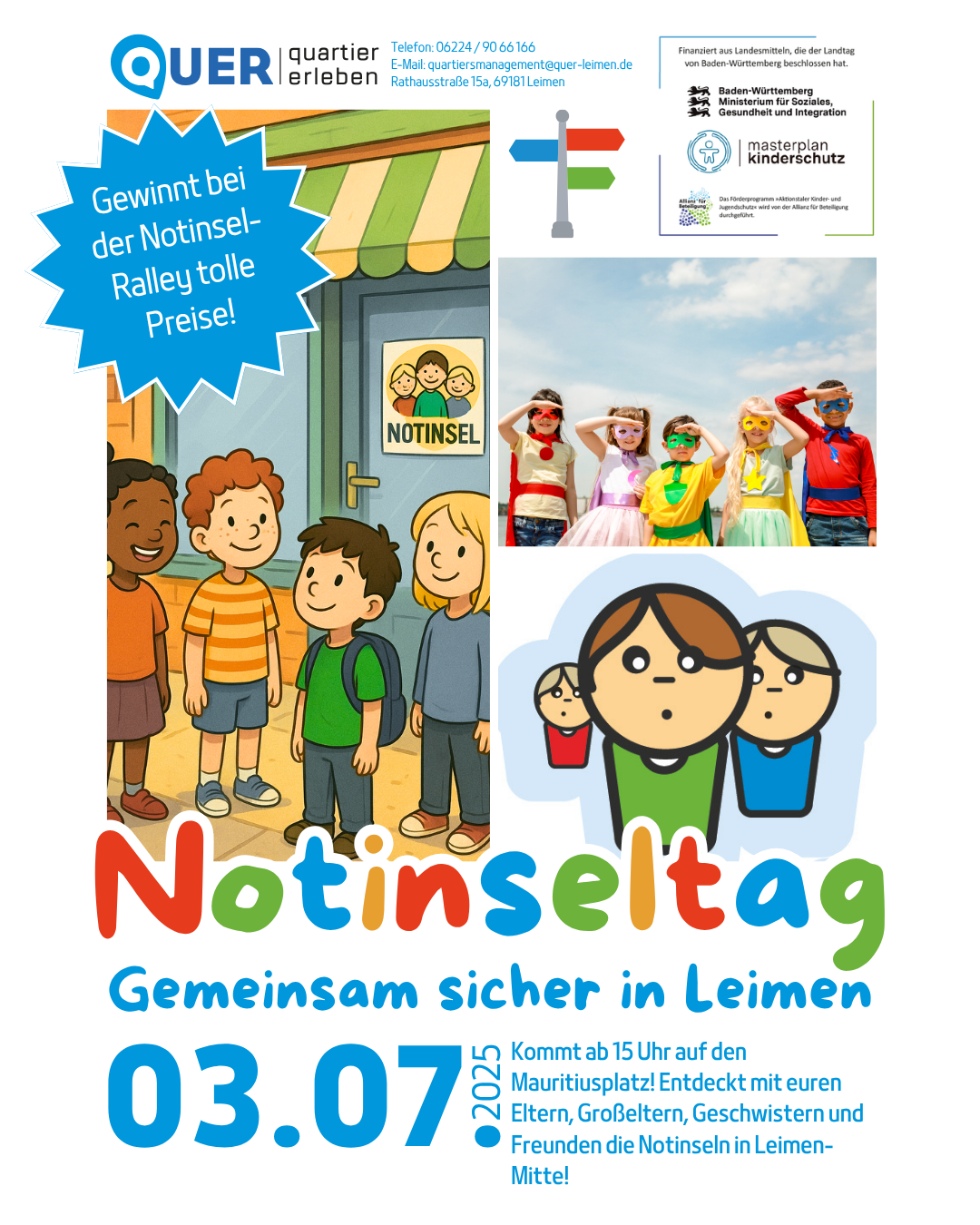 Notinseltag – gemeinsam sicher in Leimen_Insta