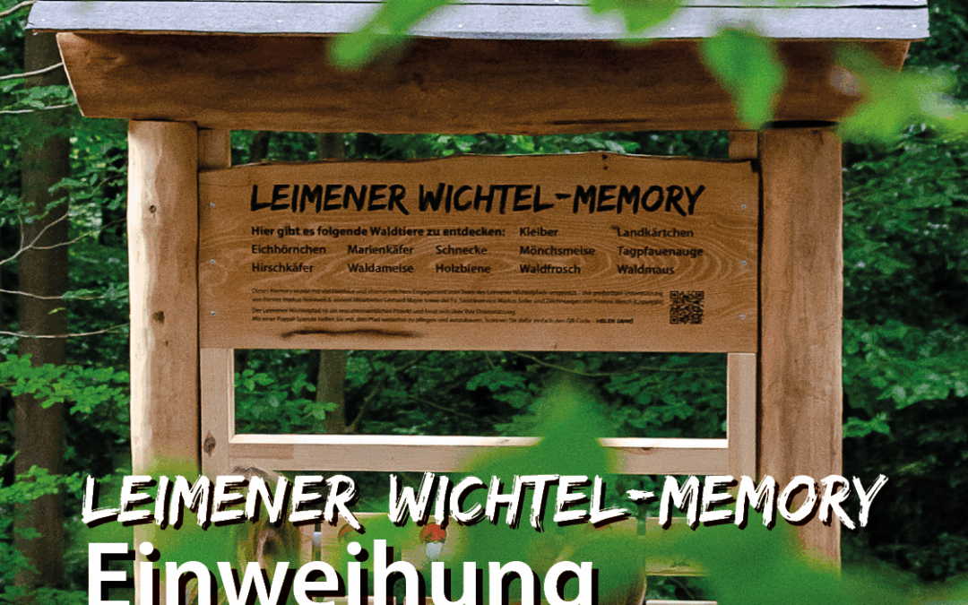 Leimener Wichtel-Memory Einweihung