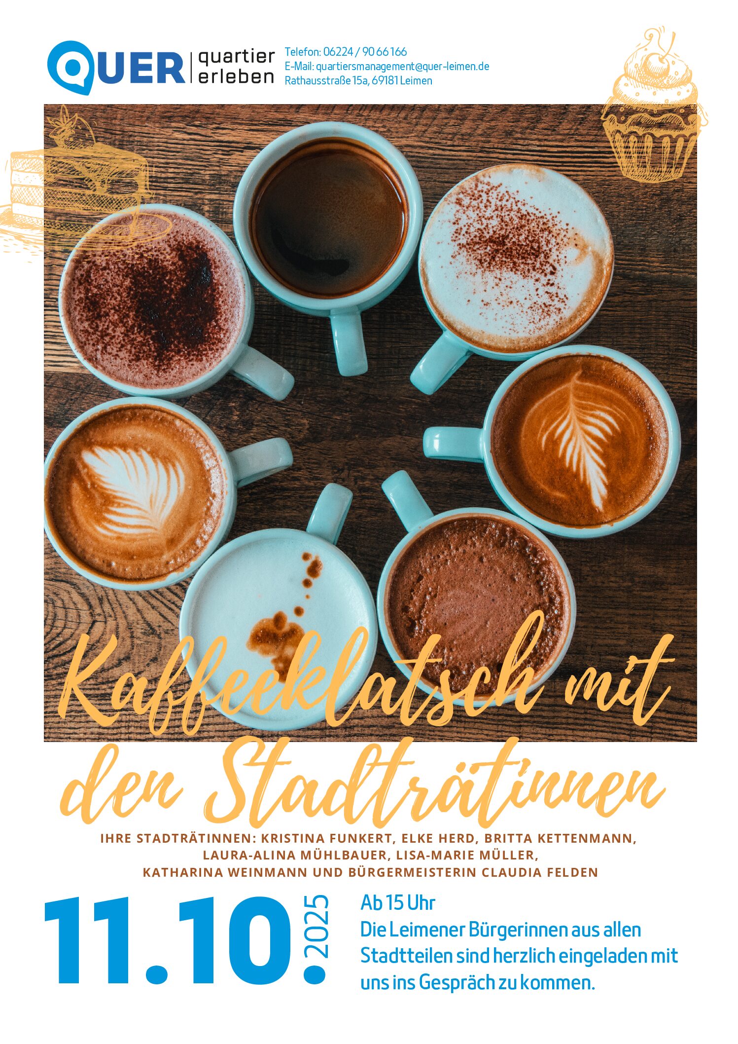 Kaffeeklatsch mit den Stadträtinnen