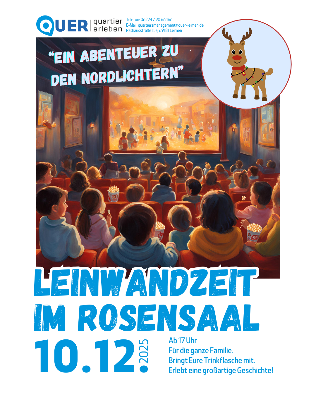 Leinwandzeit im Rosensaal – “Ein Abenteur zu den Nordlichtern_Insta