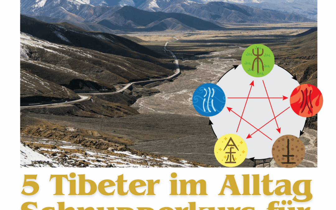 Fünf Tibeter im Alltag