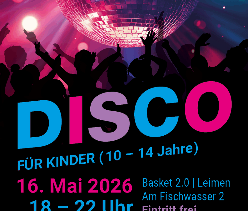 Kinderdisco in Leimen – Die Party geht in die zweite Runde!